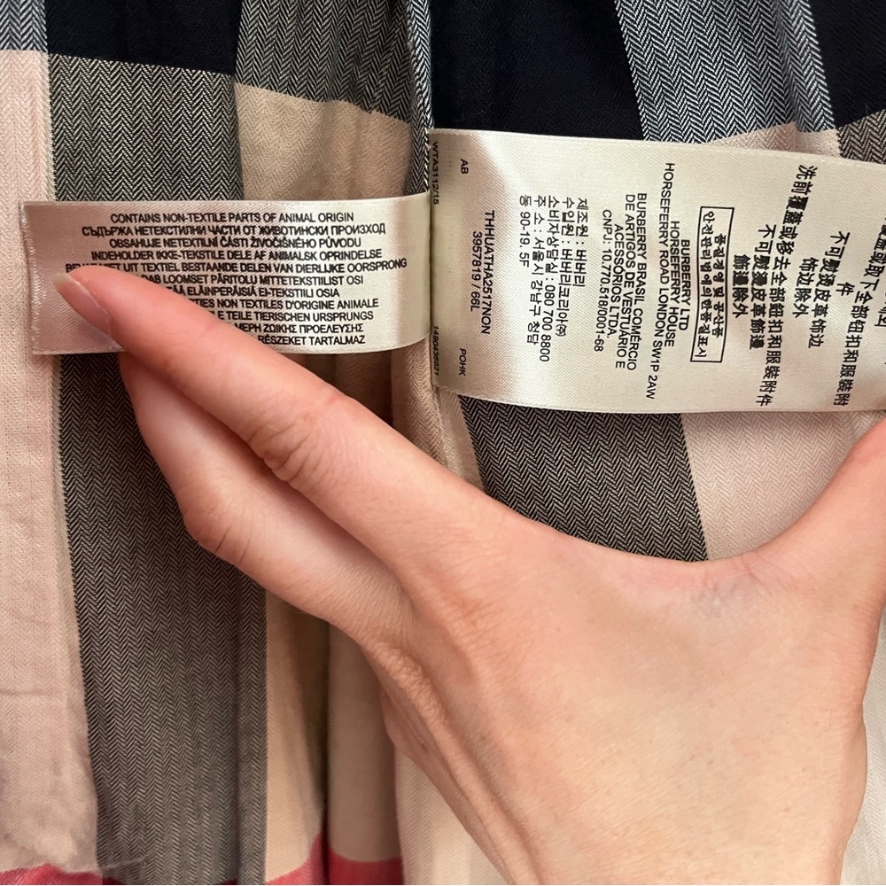 Burberry Brit Red Trench Coat - Picture 14 of 16